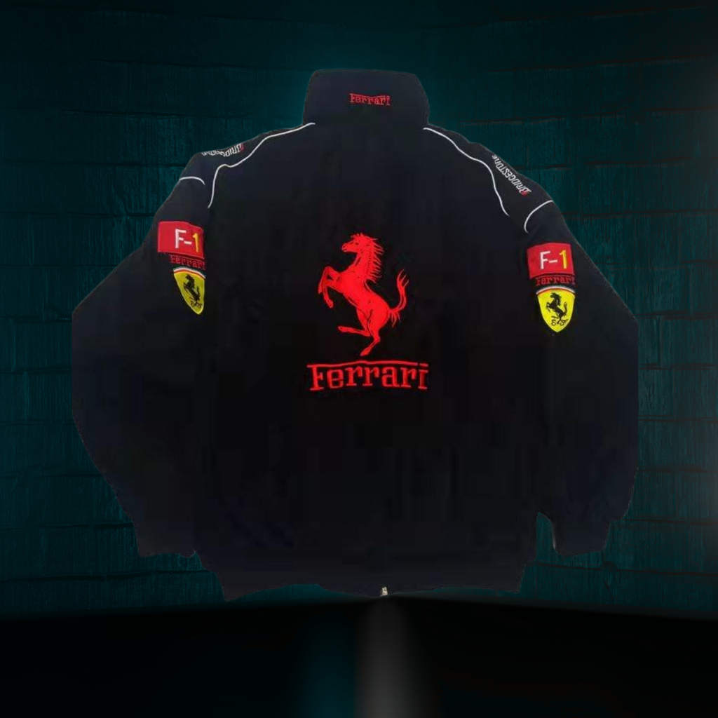Chamarra Gruesa Retro de Scuderia Ferrari F1