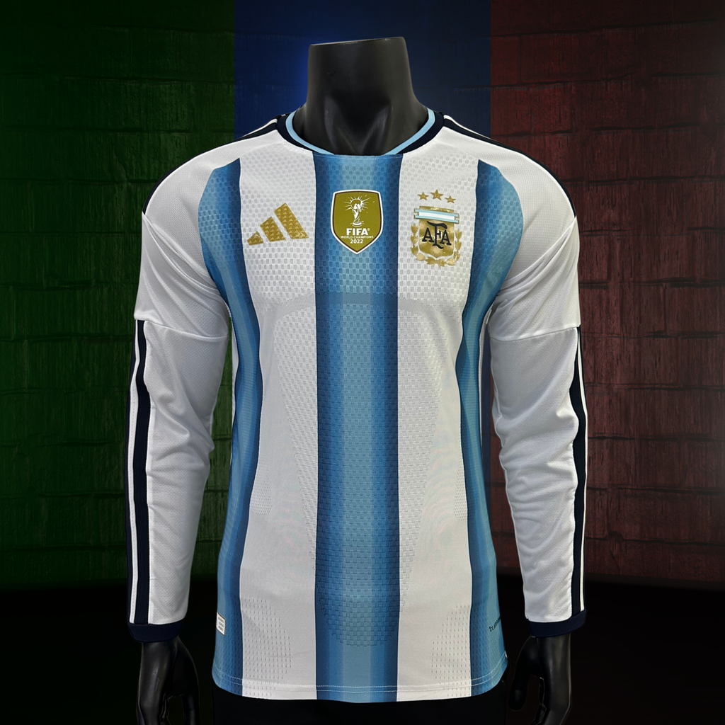 Argentina (Mundial 2026) – Jersey Local Manga Larga Premium