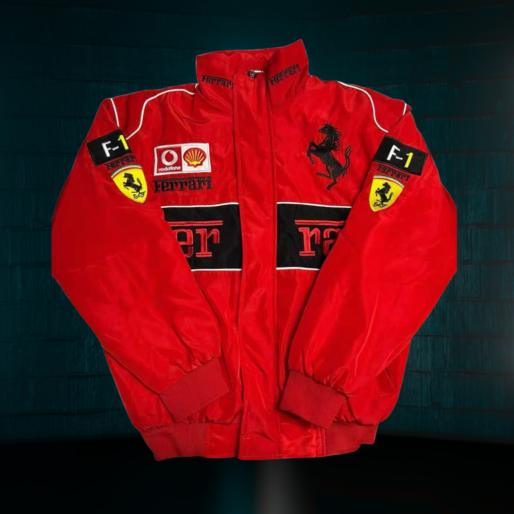 Chamarra Gruesa Retro de Scuderia Ferrari F1