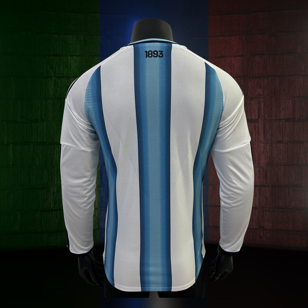Argentina (Mundial 2026) – Jersey Local Manga Larga Premium