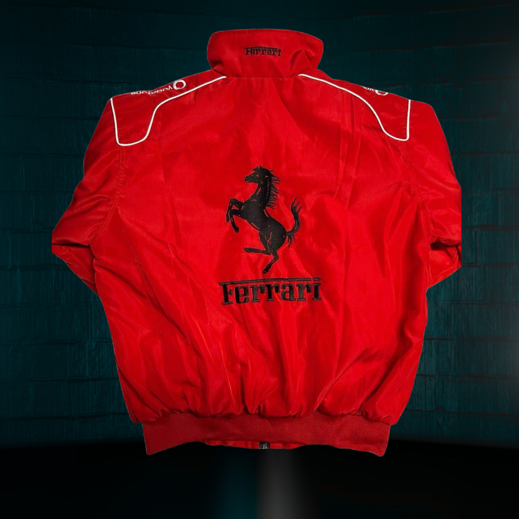 Chamarra Gruesa Retro de Scuderia Ferrari F1