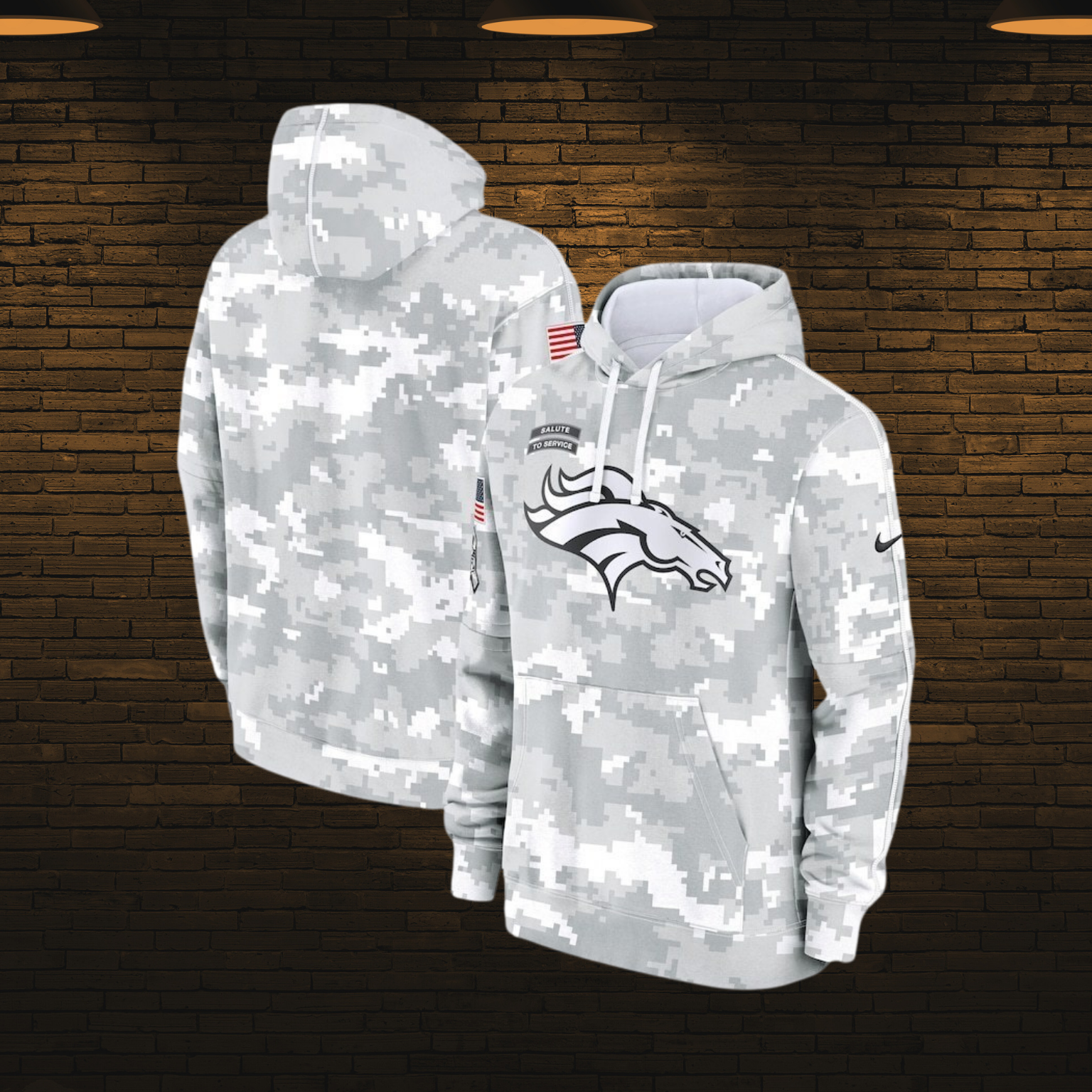 Sudadera NFL estilo militar 2025 — Denver Broncos 🐴 (S–4XL)