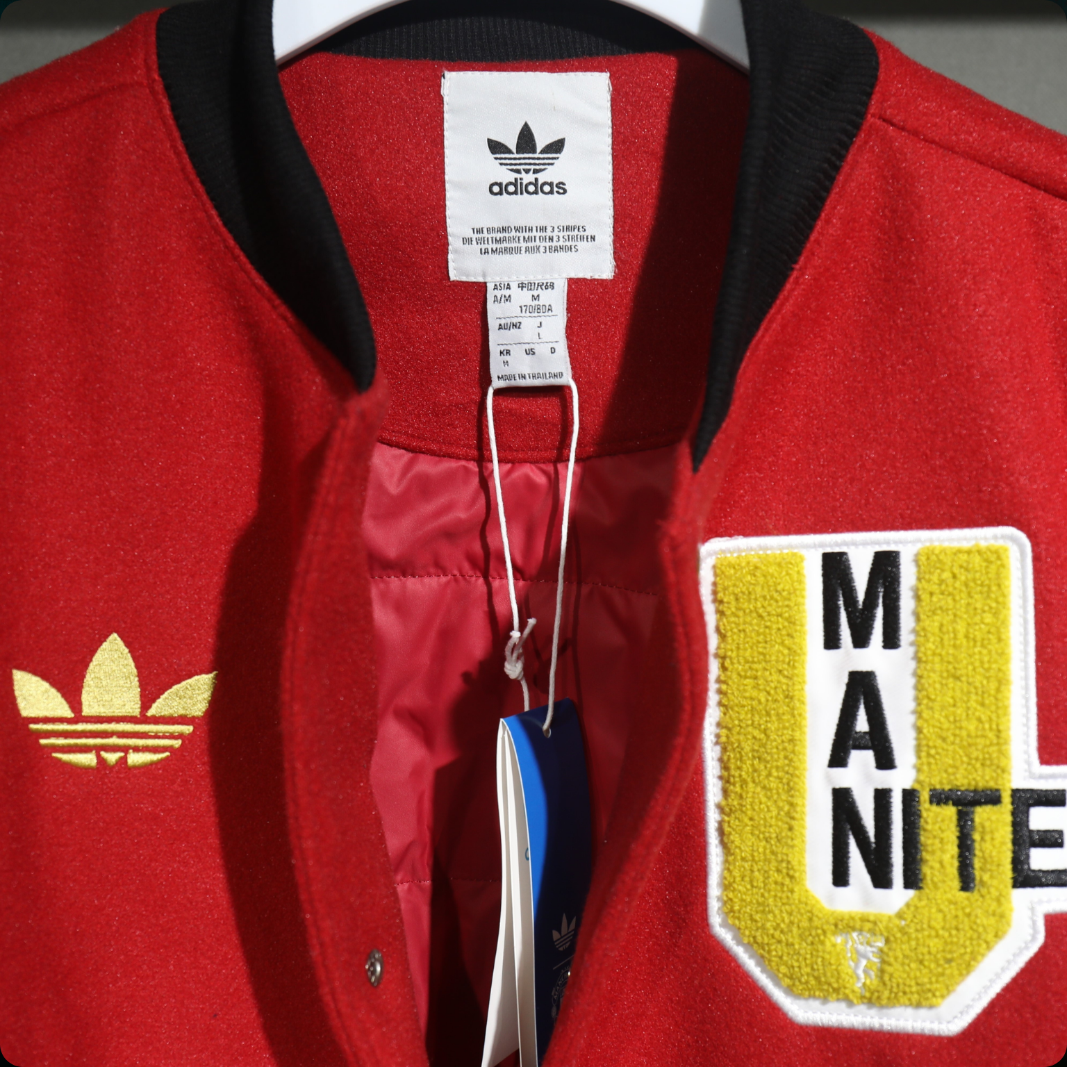 Chamarra VRCT Tipo Béisbol Manchester United – Authentic