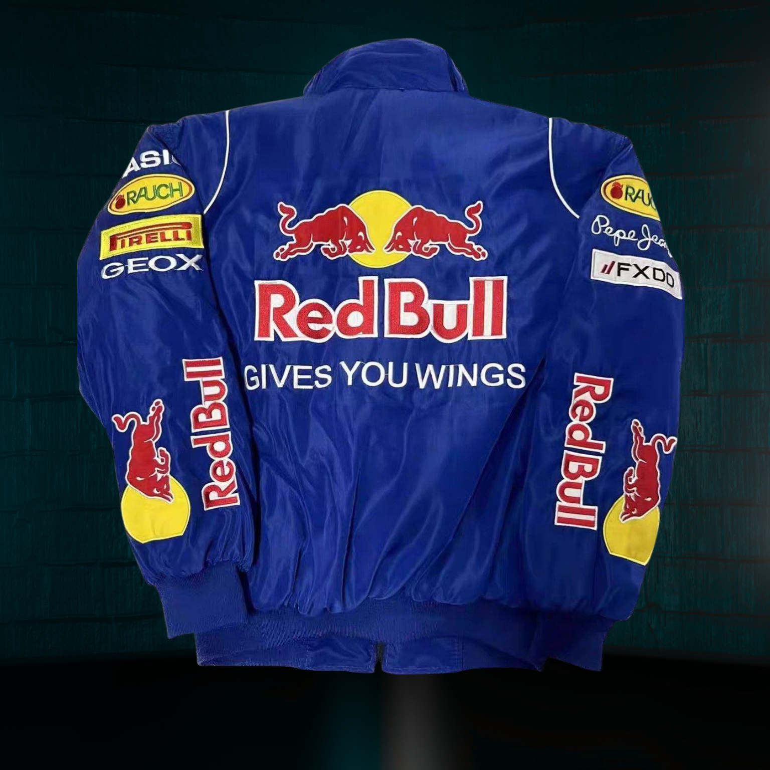 Chamarra Gruesa Retro de Scuderia Red Bull Racing