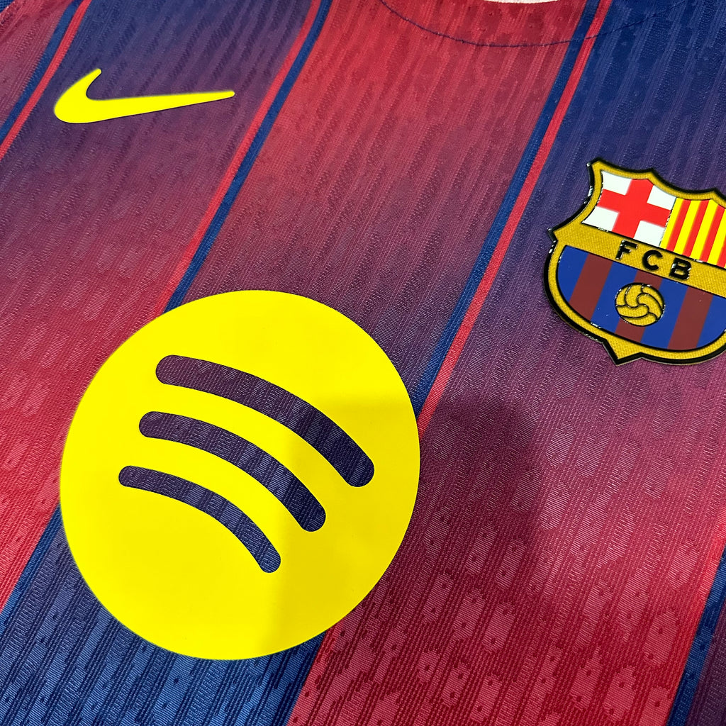FC Barcelona 2025/26 – Jersey Local Manga Larga Autentic / Dorsal Incluido