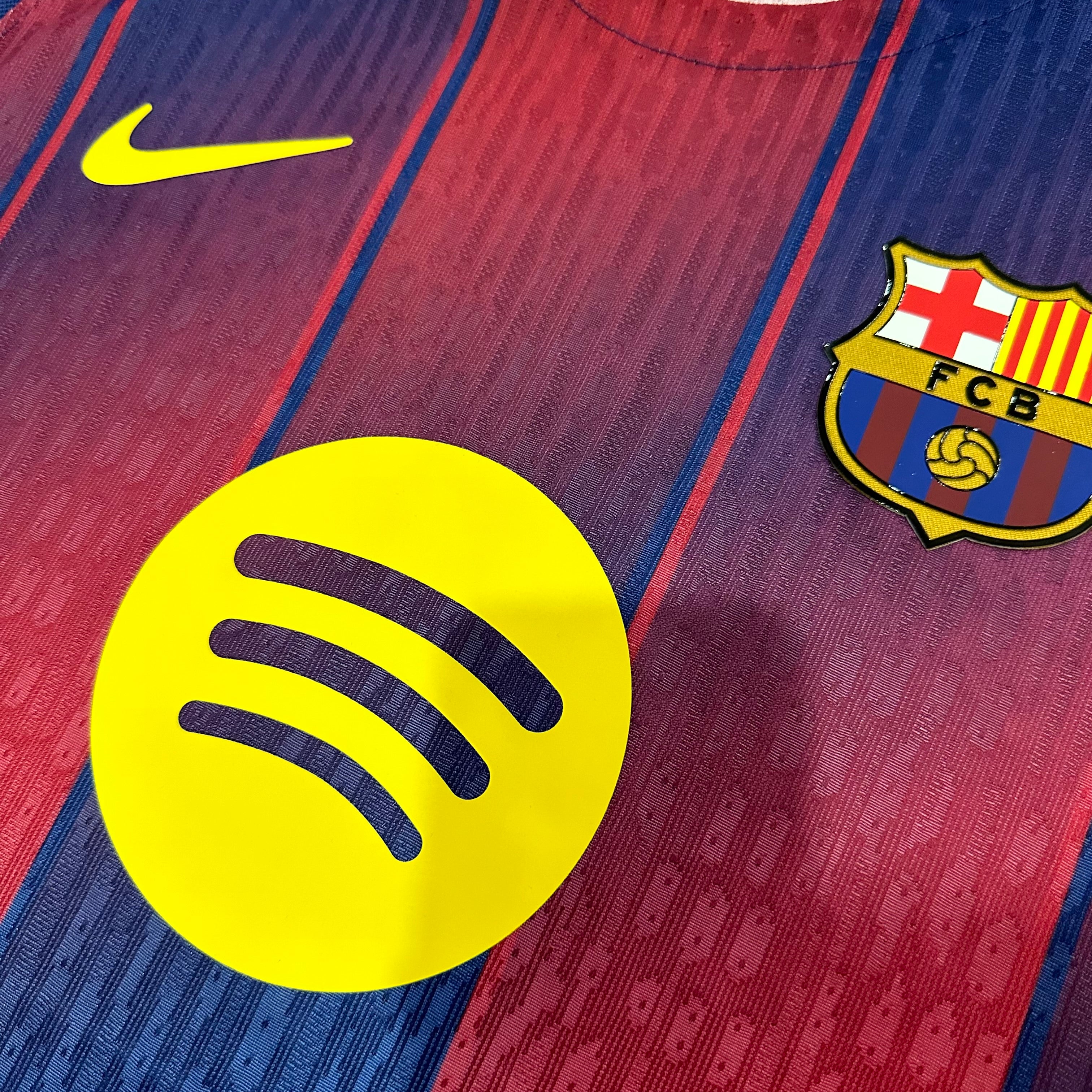 FC Barcelona 2025/26 – Jersey Local Manga Larga Autentic / Dorsal Incluido