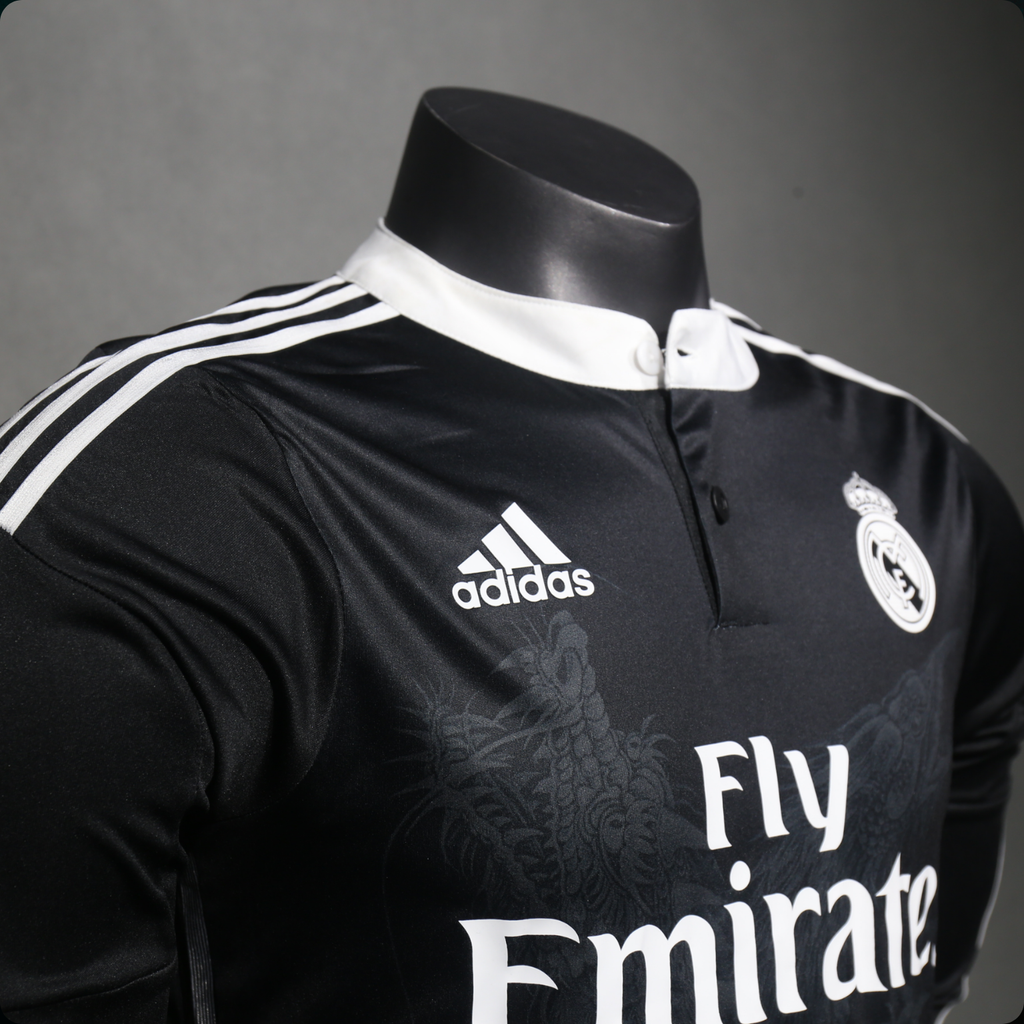 Real Madrid 2014/15 – Jersey Third Authentic Retro Manga Larga / Dorsal Incluido