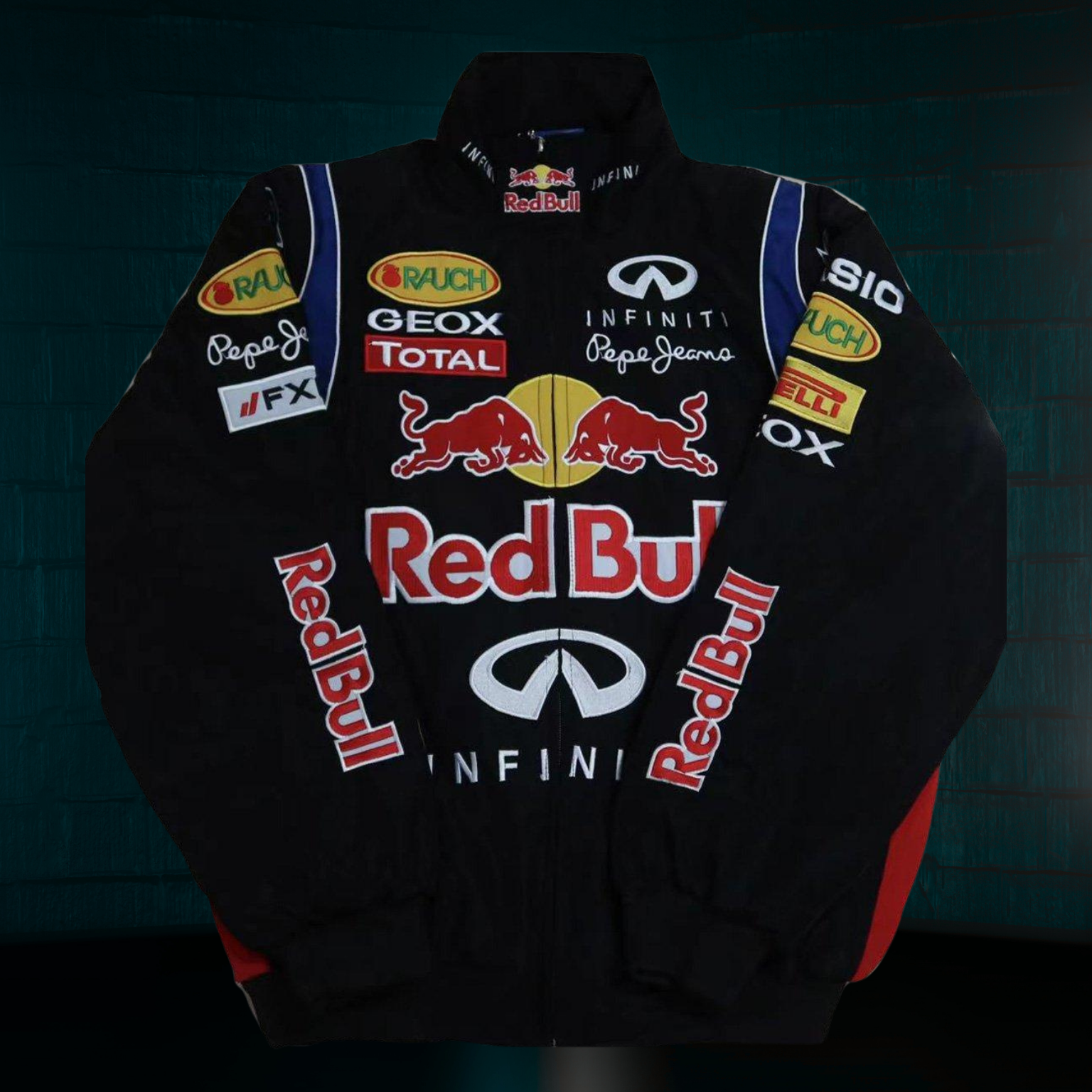 Chamarra Gruesa Retro de Scuderia Red Bull Racing