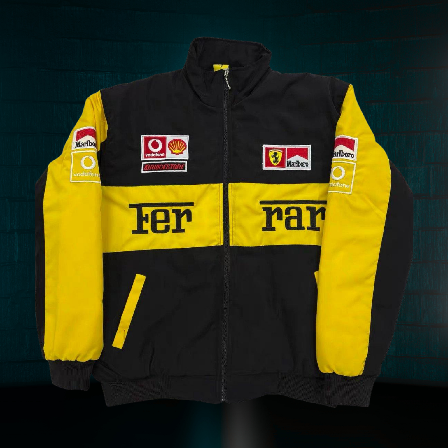 Chamarra Gruesa Retro de Scuderia Ferrari F1