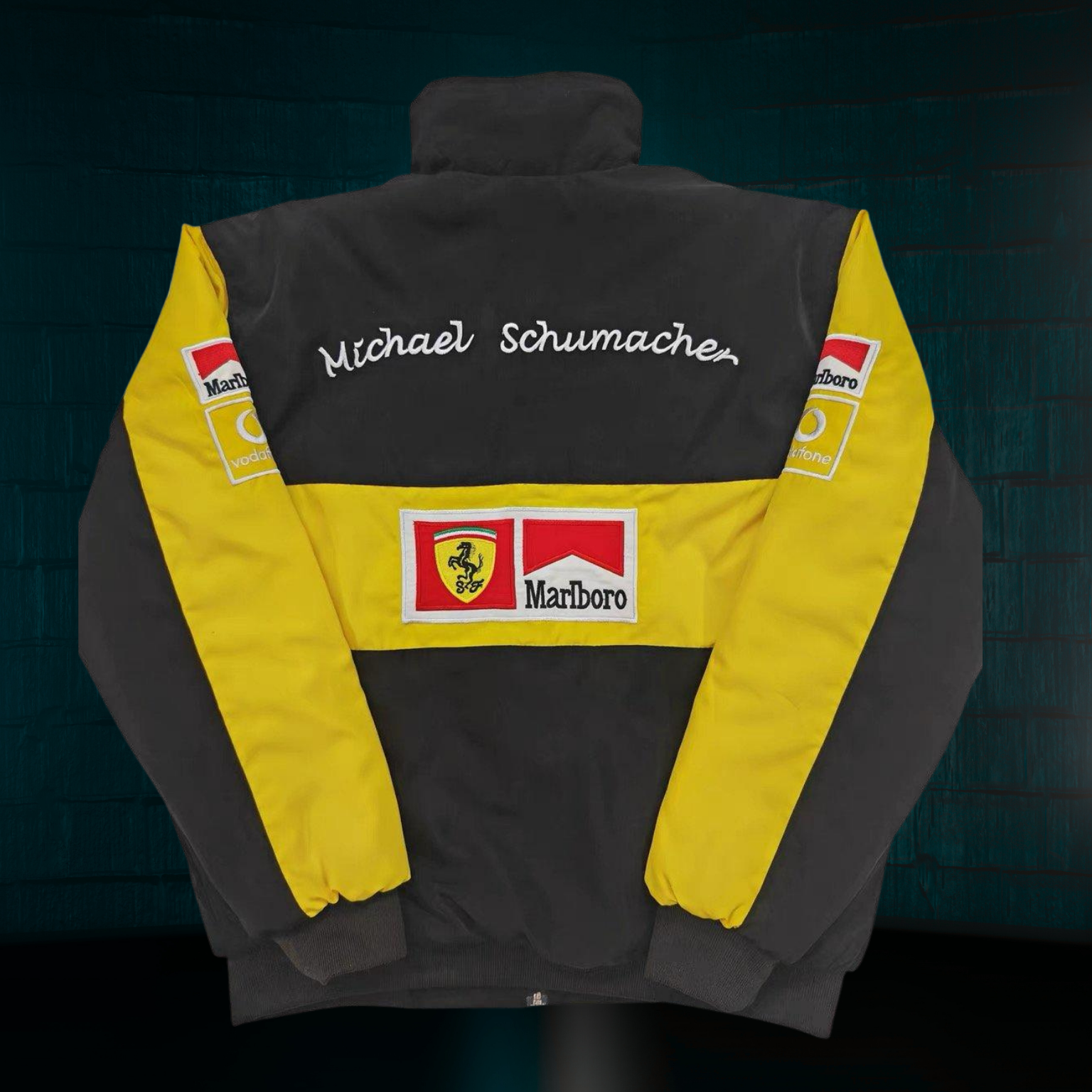 Chamarra Gruesa Retro de Scuderia Ferrari F1