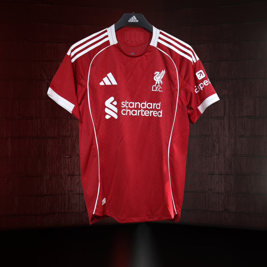 Liverpool 2025/26 – Jersey Local Authentic / Dorsal Incluido