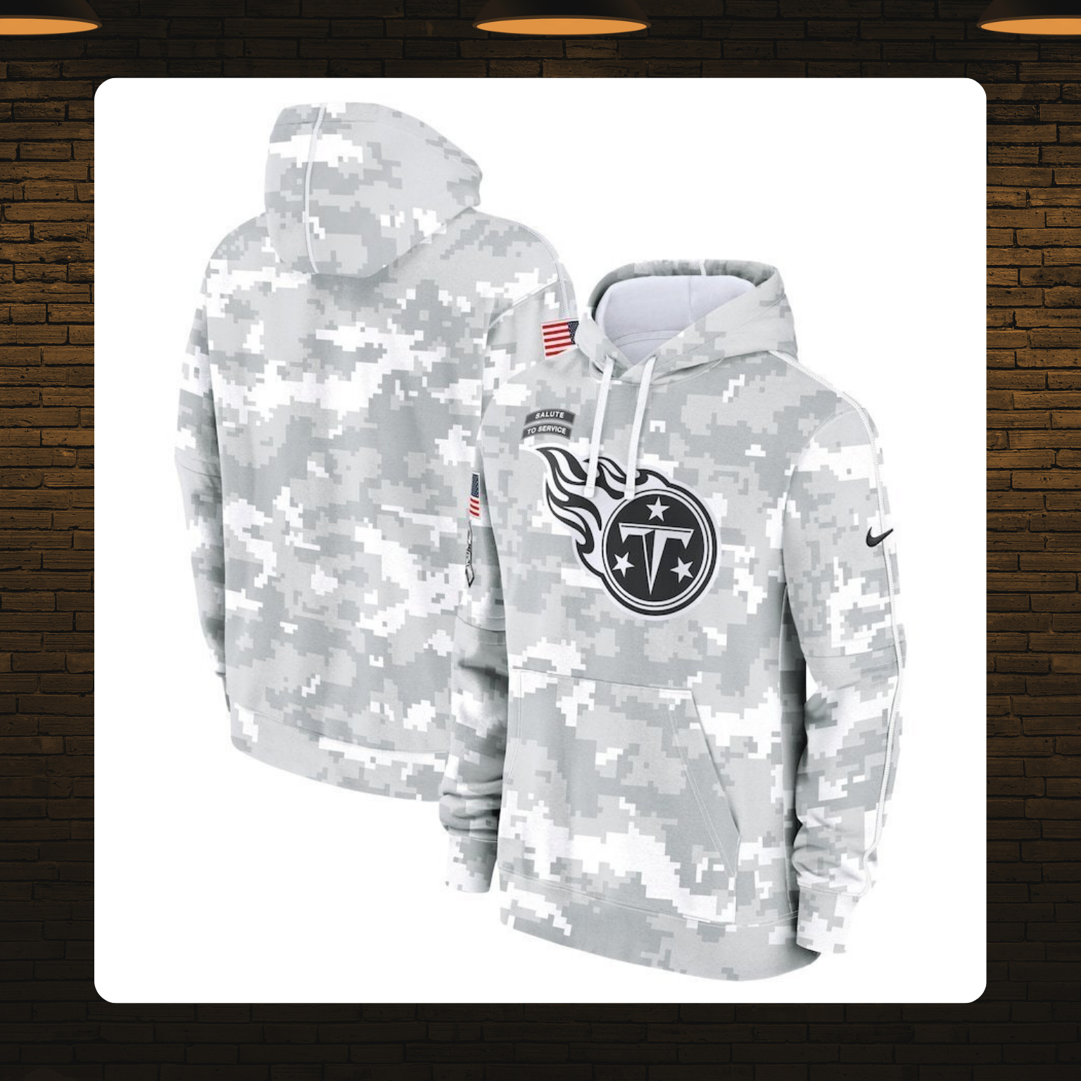Sudadera NFL estilo militar 2025 — Tennessee Titans ⚔️ (S–4XL)