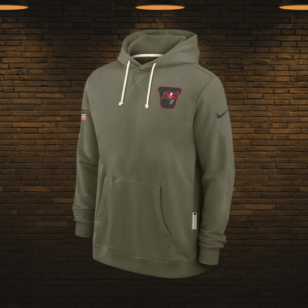 Sudadera NFL estilo militar 2025 — Tampa Bay Buccaneers 🏴‍☠️ (S–4XL)
