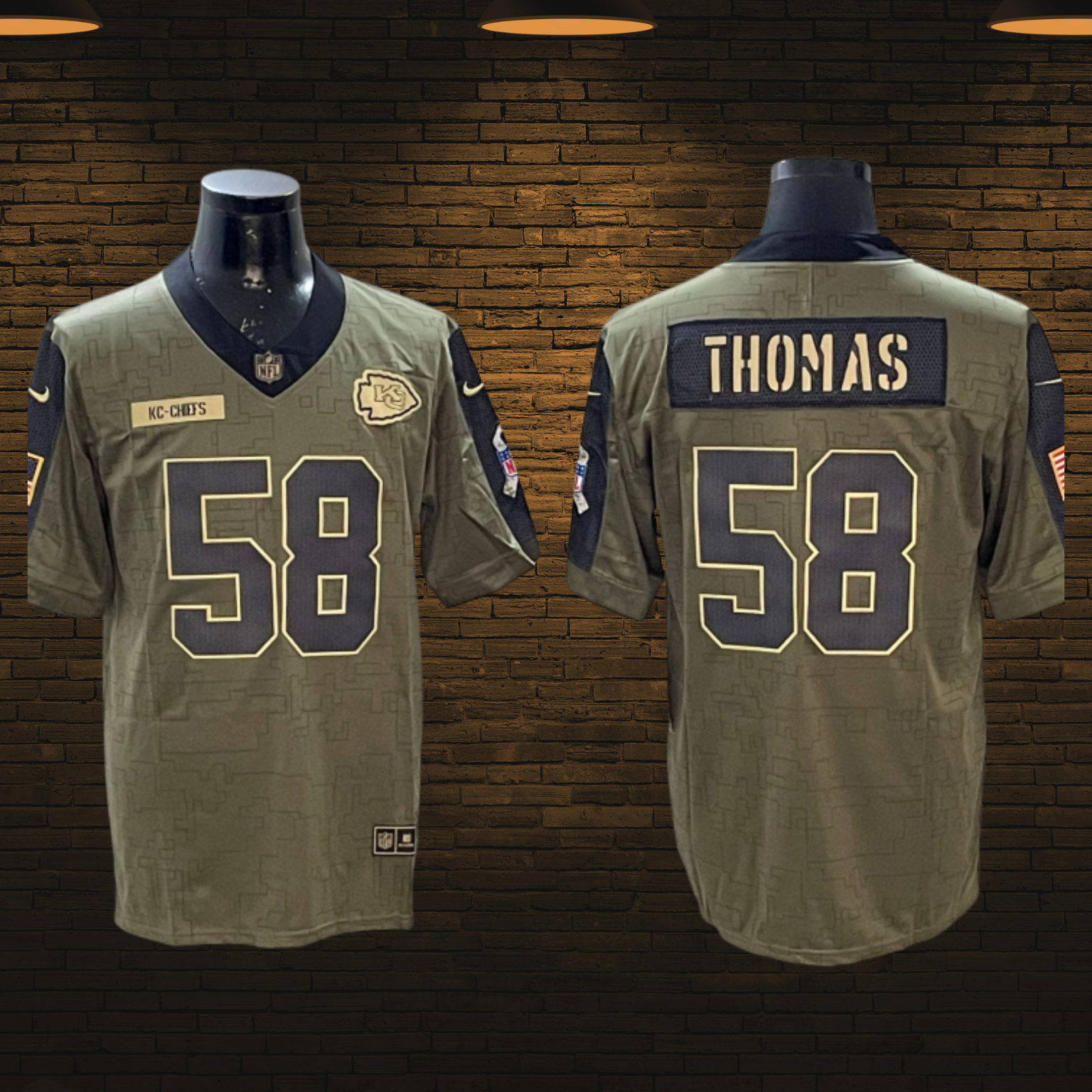 Jerseys NFL Kansas City Chiefs 2023-2025 — Hombre
