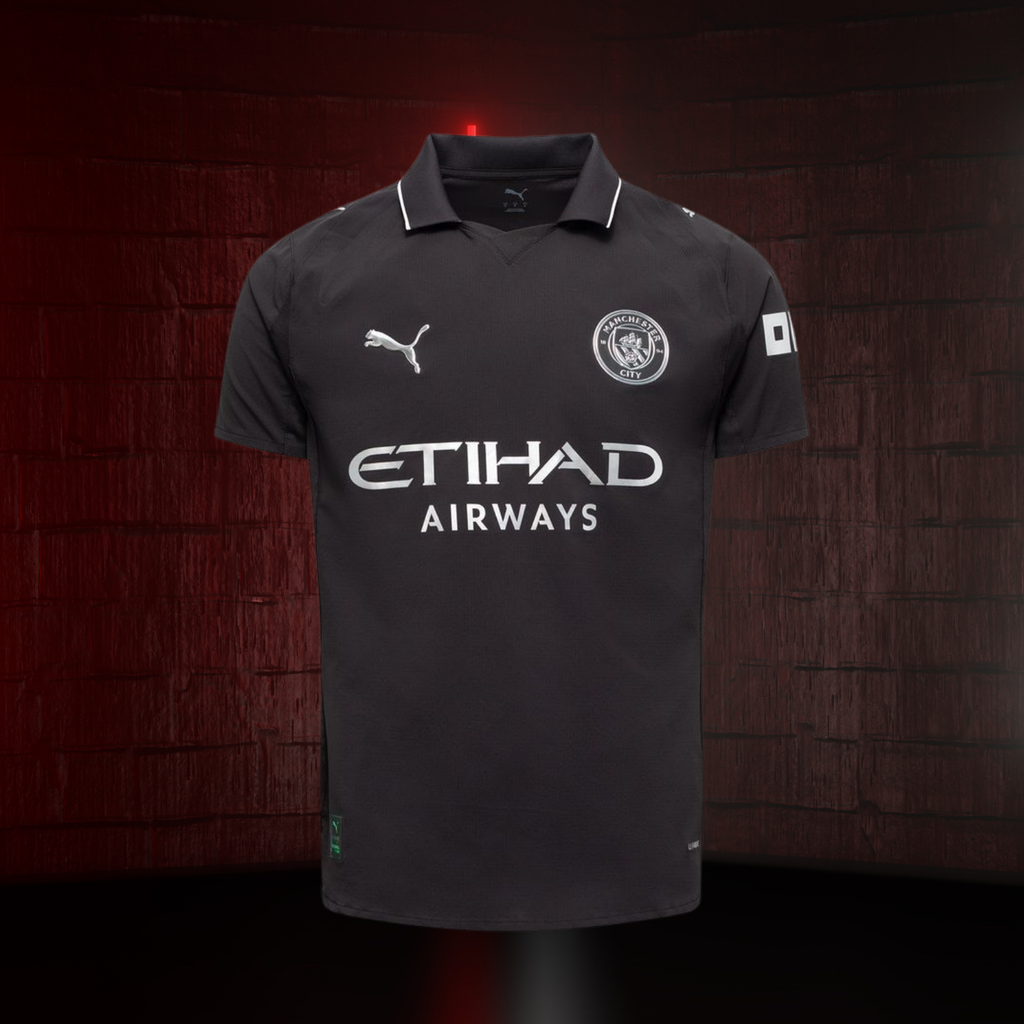 Manchester City 2025/26 – Jersey Visitante Autentic / Dorsal Incluido