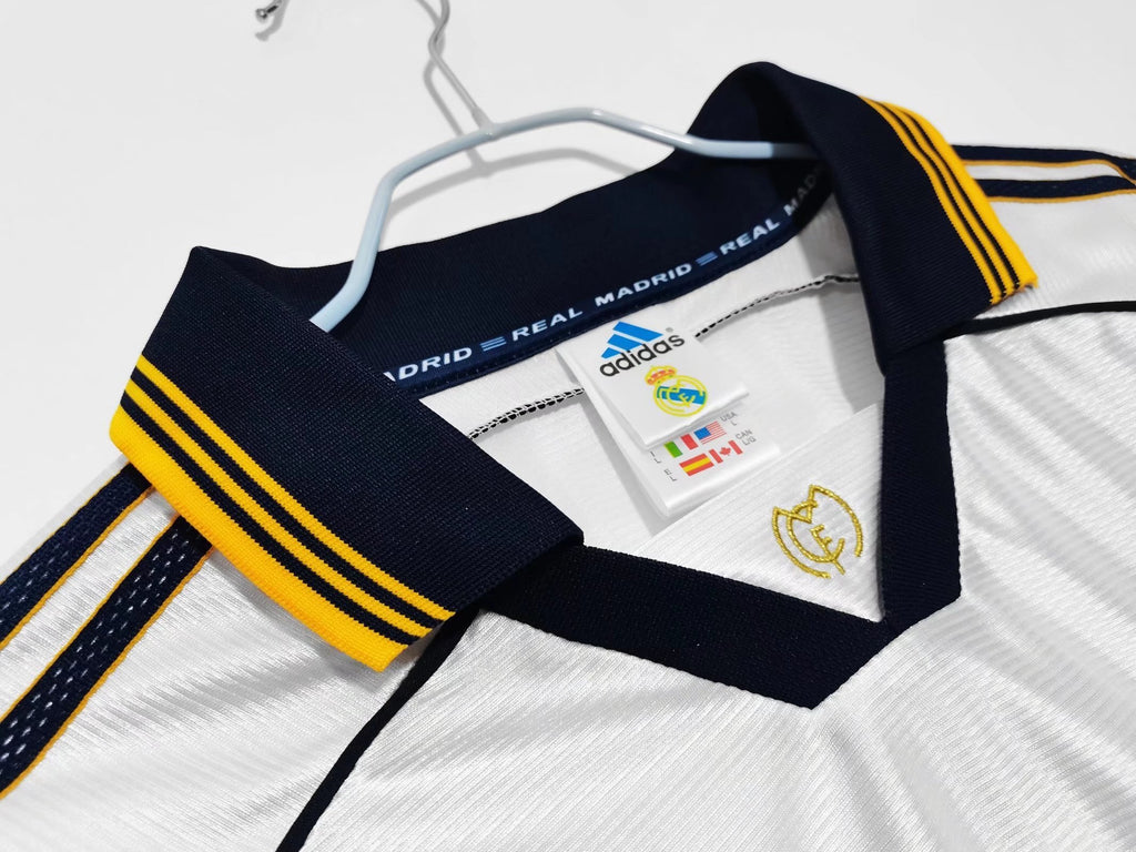 Real Madrid 1999/01– Jersey Local Authentic Retro / Dorsal Incluido