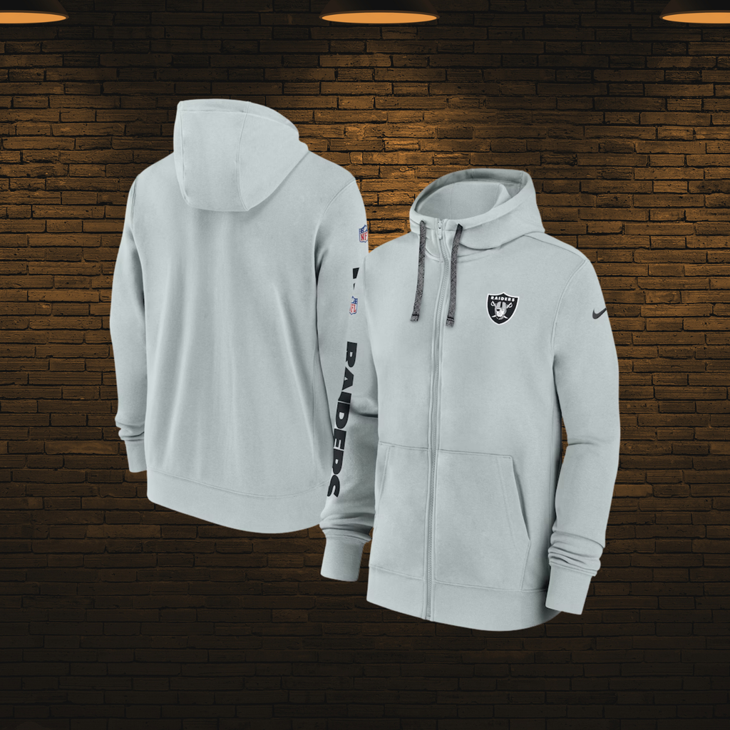Sudadera NFL con cierre 2025 — Las Vegas Raiders ☠️ (S–4XL)