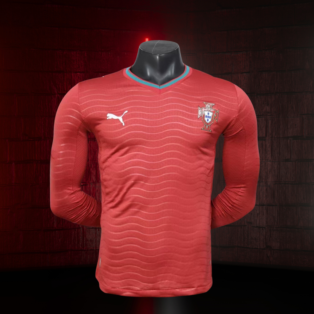 Portugal (Mundial 2026) – Jersey Local Manga Larga Premium