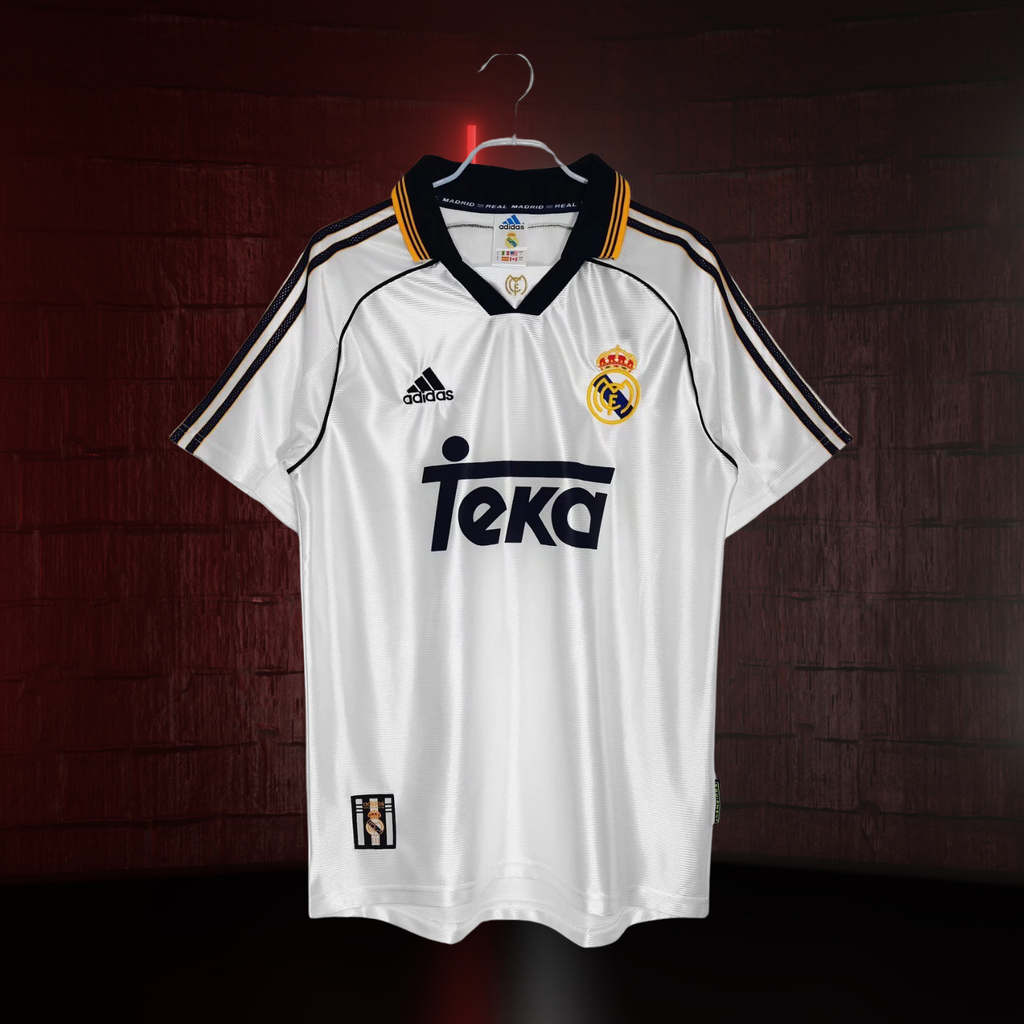 Real Madrid 1999/01– Jersey Local Authentic Retro / Dorsal Incluido