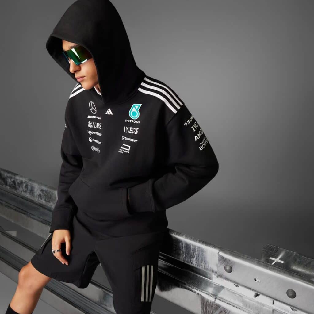 Sudadera Oficial Scuderia Mercedes - AMG Petronas 2025 con Capucha