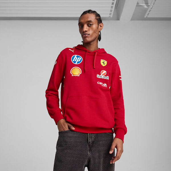 Sudadera Oficial Scuderia Ferrari 2025 con Capucha
