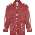Chaqueta adidas Tang tejida hombre color rojo jaspeado con alamares tejidos