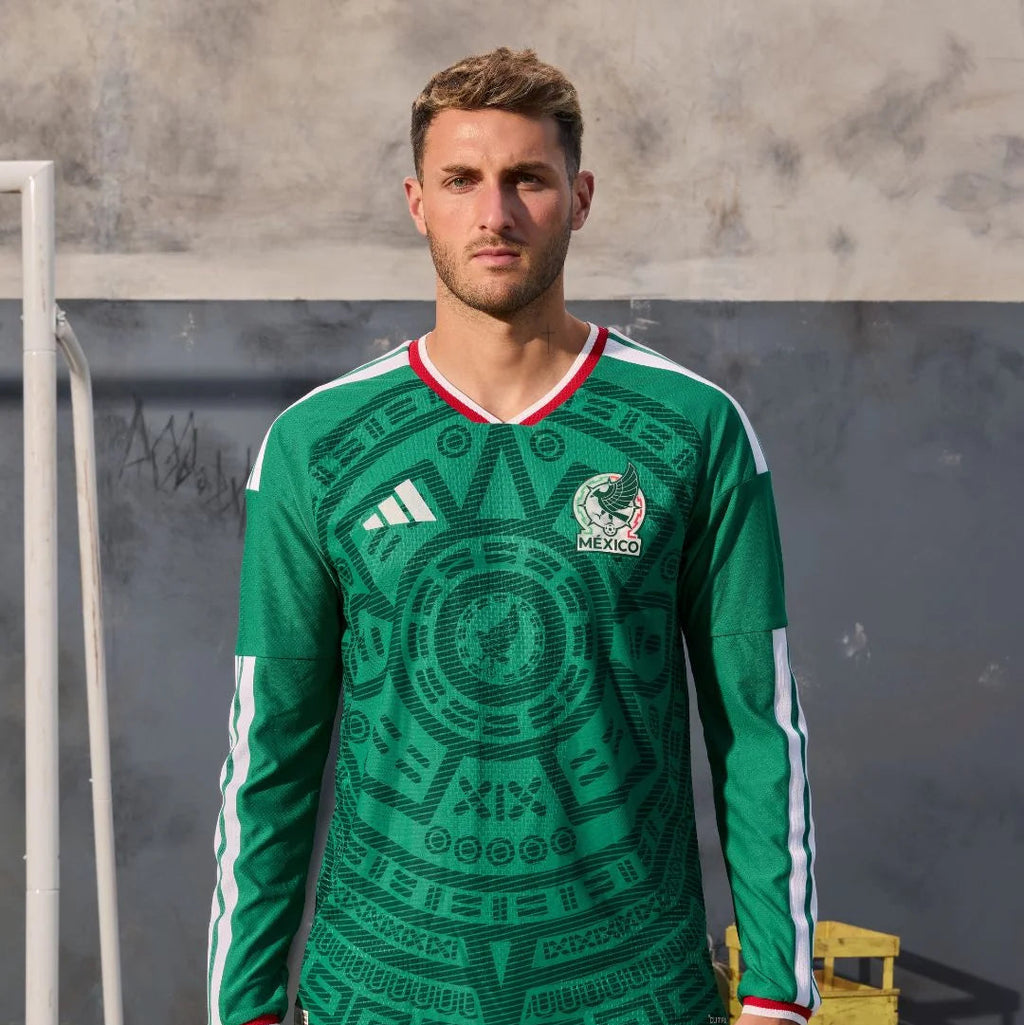 Mexico (Mundial 2026) – Jersey Local Manga Larga Premium