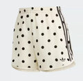 Shorts adidas Polka Dot mujer color blanco roto con lunares estilo sprinter