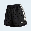 Shorts adidas Polka Dot mujer color negro con lunares estilo sprinter